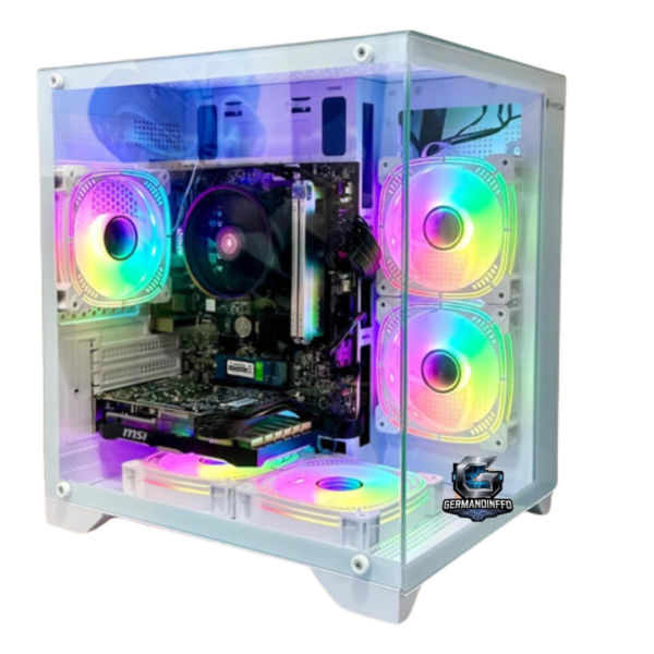 GABINETE I5 9400 9" GERAÇÃO + 16GB DE RAM DDR4 + SSD DE 240 GB + HD DE 500GB + PLACA DE VÍDEO RX 580 4GB 256 BITS