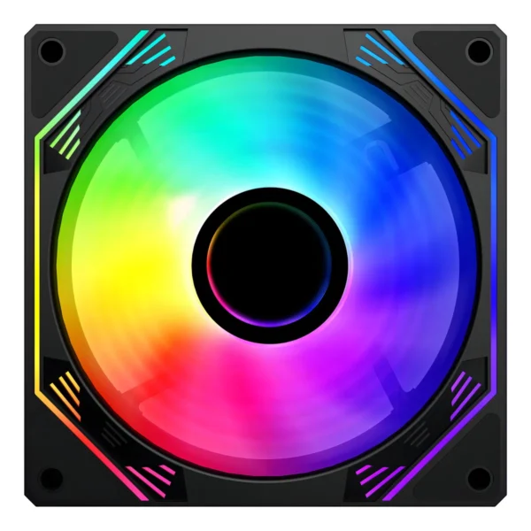 Kit 3 Coolers Rgb Hayom, 120mm, Controladora, Preto, Fc1308 - Image 2