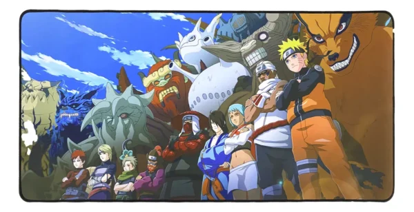 Mousepad Grande Anime Naruto Shippuden Bijus Kakashi Akatsuk