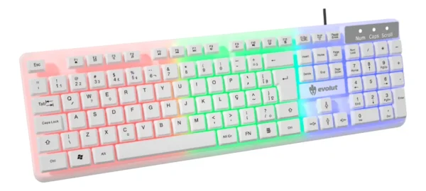 Kit Gamer Evolut Starter 4x1, Rainbow, Branco, Eg-55 - Image 3