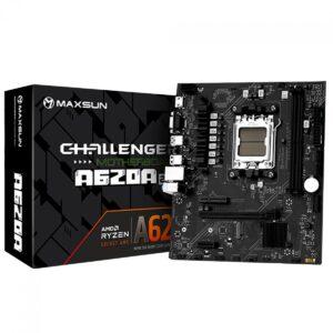 Placa Mãe Maxsun Challenger A620A 2.5G, Chipset A620, AMD AM5, MATX, DDR5, MS-Challenger A620A 2.5G